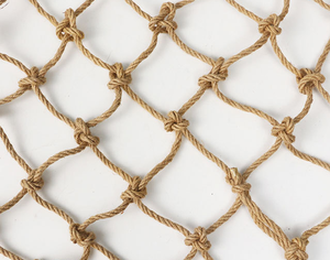 Cây Gai Dầu Tự Nhiên Manila Dây Leo Núi Hàng Hóa Net Trẻ Em An Toàn Đay Lưới Nhà Máy Tùy Chỉnh Mềm Bền Trẻ Em Leo Núi Net - Product Image 1