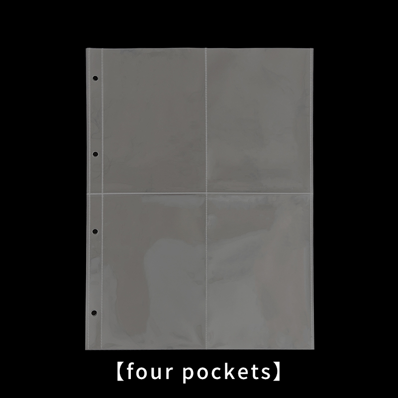 A4 4 trous pp liant + 4 poches pp manches