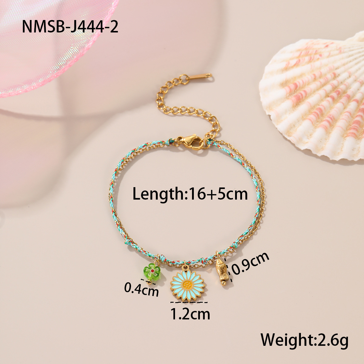 NMSB-J444-2 blue bracelet
