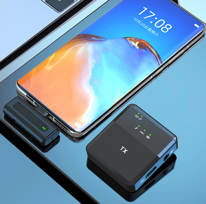 Không dây tiếng ồn hủy bỏ di động ngoài trời IOS Live đài phát thanh <span class=keywords><strong>Microphone</strong></span> SX8 kép Micro - Product Image 4