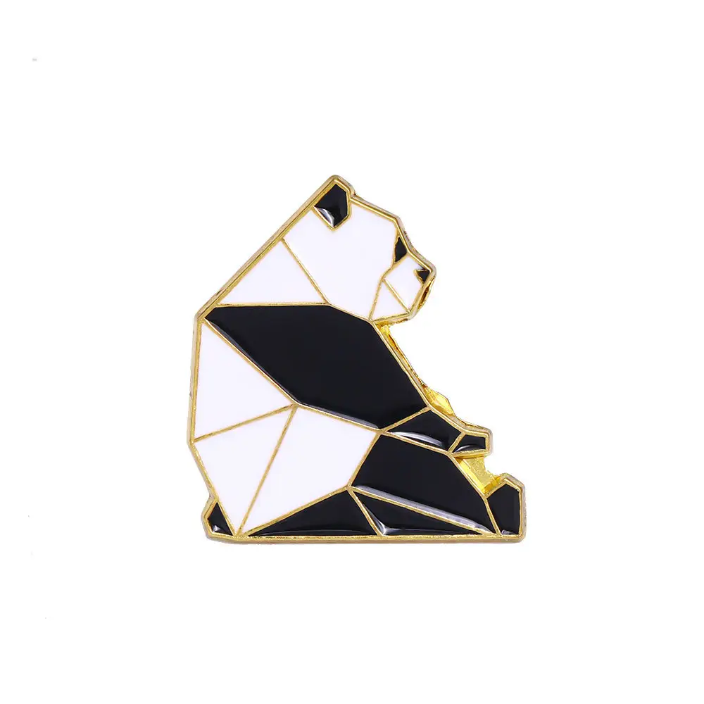 Pin de esmalte de solapa suave con logotipo personalizado, insignia de Metal de Anime lindo, Koala, conejo, zorro, Panda