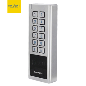 Tastiera di controllo accessi Rfid impermeabile per edifici per uffici Wiegand lettore 125Khz RFID strisciare la porta della carta di accesso sistemi di controllo - Product Image 1