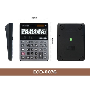 Calcolatrice aziendale elettronica per ufficio calcolatrici personalizzate 14 passaggi 120 digitali controllare corretta calcolatrice energia solare - Product Image 2