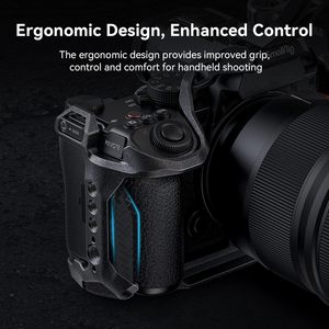 ชุดกรงขนาดเล็กสำหรับ LUMIX G9 II / S5 i/ S5 IIx พร้อมที่จับด้านบนและแคลมป์สายเคเบิลสำหรับ USB-C - 4024 - Product Image 4