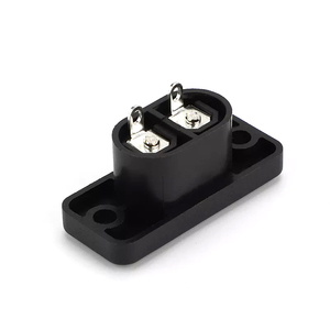 DB-06 2-core 8-shaped ซ็อกเก็ต2-PIN เทอร์มินัลแหล่งจ่ายไฟ AC พร้อมรูยึดคงที่ - Product Image 3