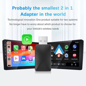 快速连接通用串行总线适配器智能自动盒加密狗，适用于Carplay和安卓转换有线到无线 - Product Image 2