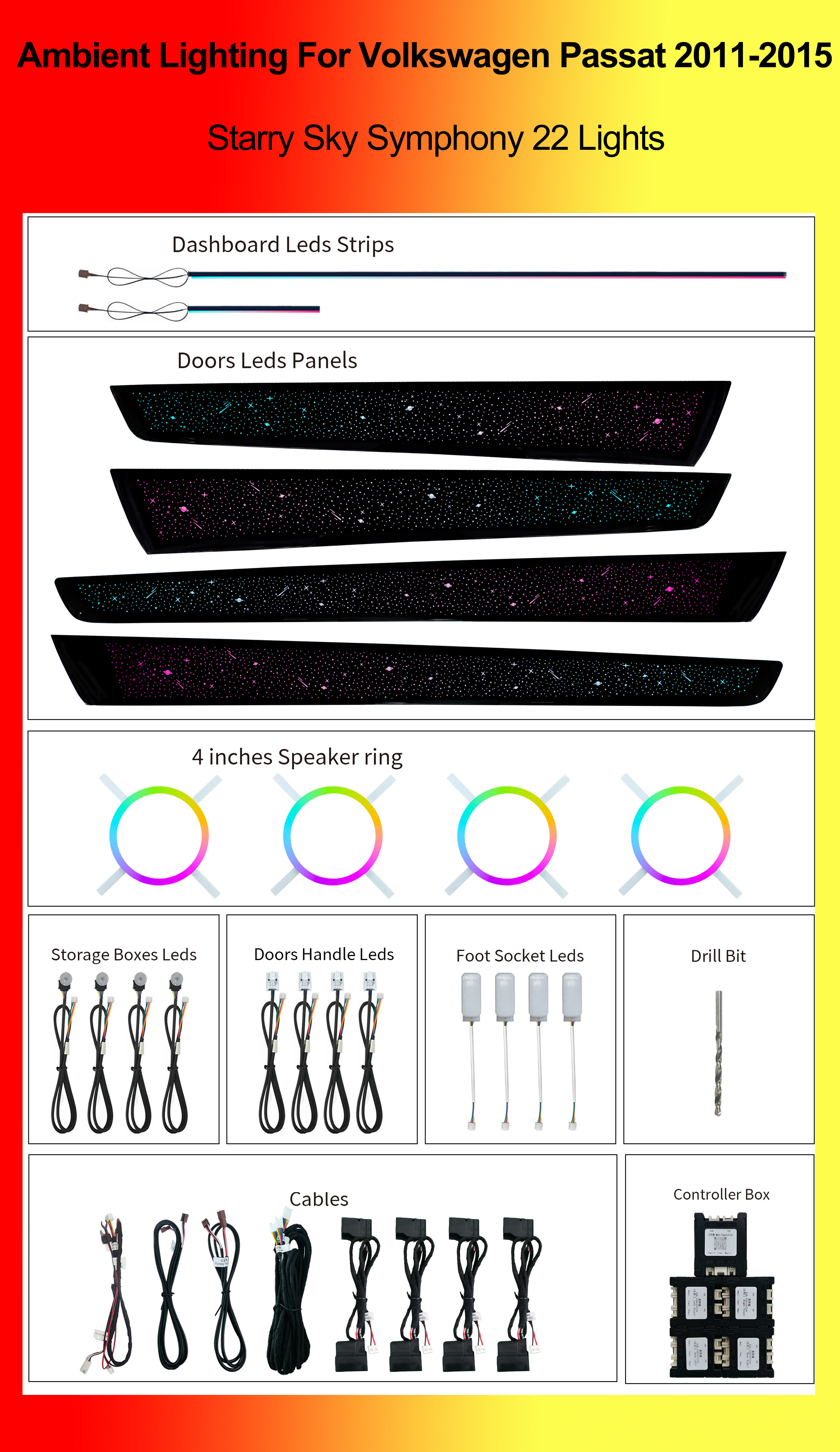Starry Sky Symphony 22 Lights