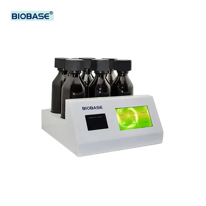 BIOBASE En Stock Analizador de DBO Demanda bioquímica de oxígeno 6 botellas Máquina de análisis DBO para laboratorio