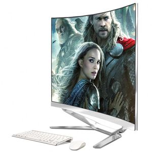 OEM/Custom Produção Curvo Tela Tudo em Um Computador 23.8 polegada Jogo Independente Placa Gráfica Desktop <span class=keywords><strong>All</strong></span>-<span class=keywords><strong>in</strong></span>-<span class=keywords><strong>one</strong></span> PC