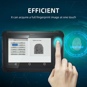 HUGEROCK B102 Android 10,1 pulgadas biométrico huella dactilar tableta Cámara Wifi 4G tiempo de asistencia sistema Sdk tableta resistente - Product Image 2