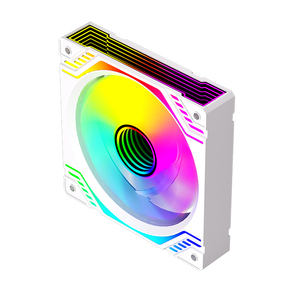 Zeromaster 120*120*25 מ "מ ארגון RGb משחקי קירור מאוורר RGb אור זוהר פלסטיק עבור במקרה המחשב משרד קירור