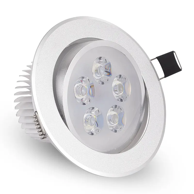 Luz descendente led regulable de aluminio, 12w, 220v, superventas