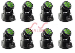 Mini led移動ヘッド7個10ワットrgb 3in1 ledミニビーム移動ヘッドライトマニュアル舞台照明 - Product Image 3