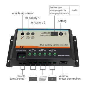 Duobat20-10 <strong>Solar</strong> <strong>Controller</strong> With <strong>Double</strong> Battery for Mppt <strong>Solar</strong> System - Product Image 2