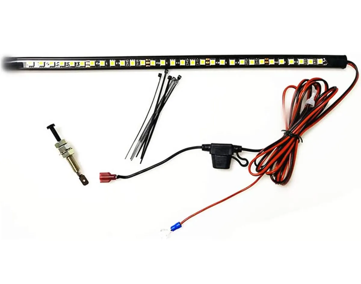 Tira de luces Led para capó de camión, Kit de lámpara con encendido/apagado automático, impermeable, Universal, 12V, para camioneta, SUV