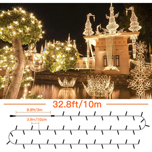 Navidad LED Fairy String Lights Party Christmas Tree Impermeable al aire libre Decoración para el hogar Led Fairy Light - Product Image 4