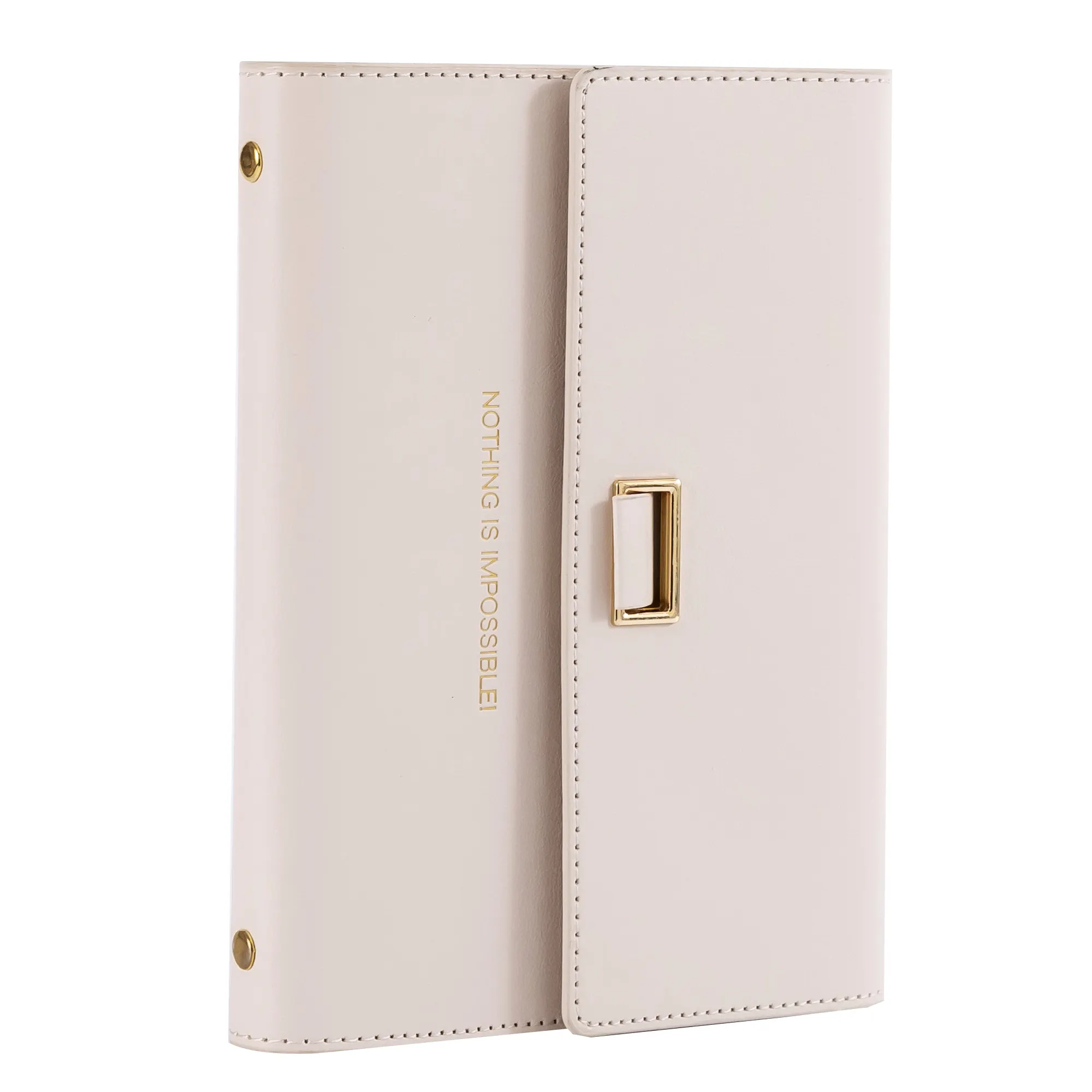 Nieuw Design Pu Lederen 6 Ringen Bindmiddel Met Pennenhouder Notebook Studie En Kantoor A6 Pu Lederen Cover Notebooks