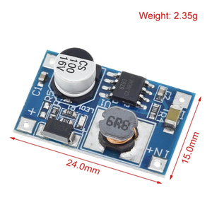 8W USB入力DC-DC 3V-6V ~ 12V 3Aコンバータステップアップモジュール電源ブーストモジュール3.7VリチウムバッテリーUSB充電器ボード - Product Image 3