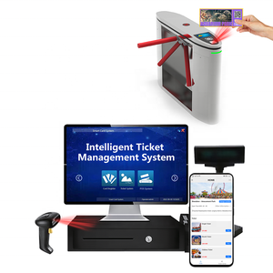 Biglietti per ordini di libri con stazione one-stop multilingue per telefono e chiosco convalida dei biglietti tramite lettore di codici qr tornello - Product Image 2