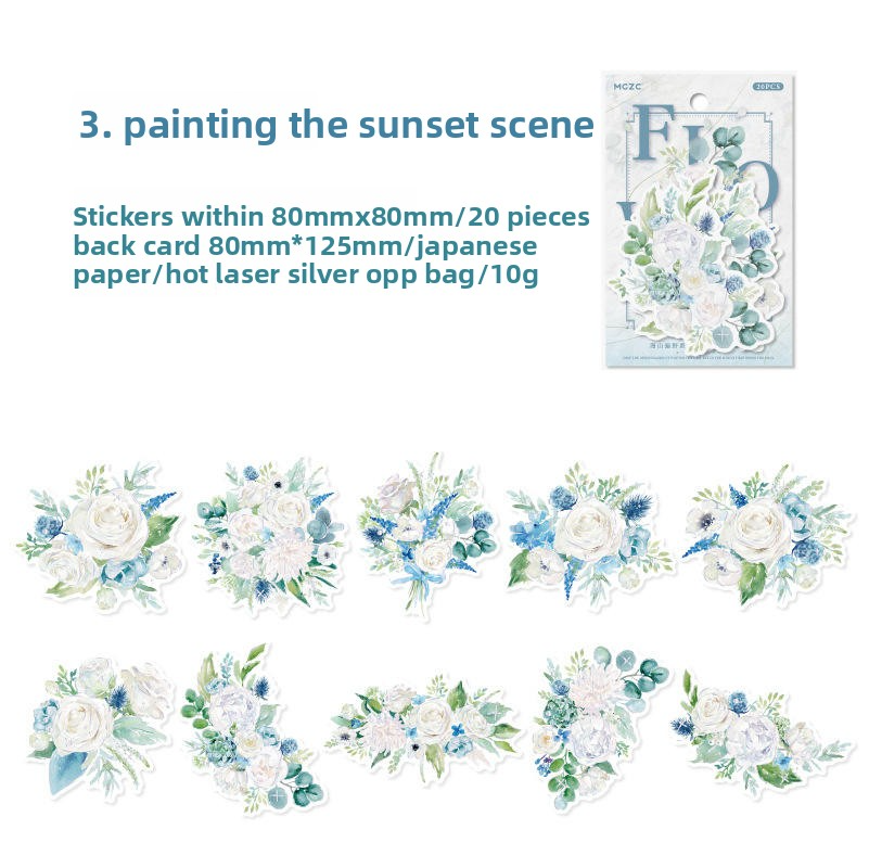 C Pittura Paesaggio crepuscolare-bianco