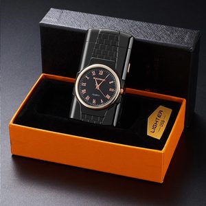 Best Gift Electric Sensor <strong>Lighter</strong> Electric <strong>Lighter</strong> Custom Logo <strong>Lighter</strong> <strong>with</strong> Battery Indicator and <strong>Clock</strong> - Product Image 6