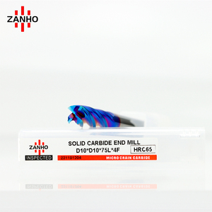 ZANHO OEM ODM destek özelleştirilebilir 3-Flute 4-Flute HRC65 Solid katı karbür parmak freze - Product Image 5