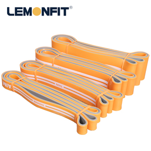 Alta elasticidade e resistência ao látex bandas definir bandas de exercício personalizáveis em várias cores com diferentes resistências