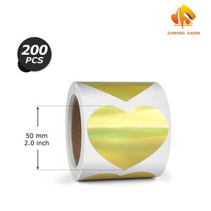 สติกเกอร์ทรงกลมแบบวงกลมสติกเกอร์เปล่าติดด้วยความร้อนแบบกำหนดเองหลายสี - Product Image 5