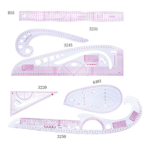Bộ Sưu Tập Lớn Quần Áo Các Bộ Phận Máy Trang Phục Cai Trị Tấm Tay Áo Lồng Đặt Thước Thước Đường Cong Tam Giác Chắp Vá Cai Trị - Product Image 6