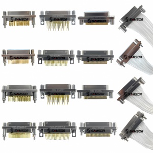 บอร์ดบอร์ดพิมพ์ลาย37พินปลั๊กอินไลน์ความหนาแน่นสูง MIL-DTL-83513เชื่อมต่อแบบสี่เหลี่ยมผืนผ้าสำหรับ J30J J30J-37ZKN การบิน - Product Image 6