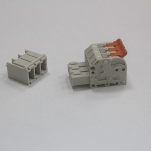 Factory Supply fast Install <strong>Connecting</strong> Cable Clamp 3 Ways Male Female Splice <strong>Spring</strong> Push Lever Wire Connector <strong>terminal</strong> <strong>block</strong> - Product Image 3