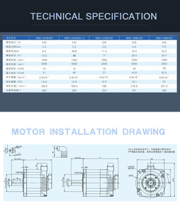 ビッグパワー5.5KW 35N.mACサーボモーターとサーボドライバー安いサーボメーカー - Product Image 3