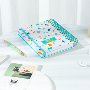 Joytop Wholesale Multi-color Shard Design A5 12 Month Budget Planner Spiral <strong>Log</strong> <strong>Notebook</strong> JournalSet - Product Image 4