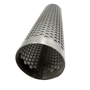 Punzonatrice con piastra metallica a scheletro per tubo di rete con foro rotondo elemento filtrante per punzonatura del filtro per marmitta - Product Image 5