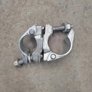 Piezas de andamio Tipos galvanizados de abrazaderas de andamio para tubería En 74 Acoplador de andamio fijo y giratorio duradero - Product Image 5
