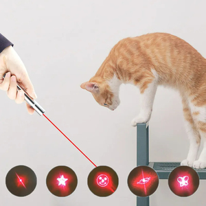 3-in-1 ricaricabile Mini luce a LED torcia elettrica per animali domestici gatto giocattolo di esercizio interattivo con la cattura puntatore Laser funzione sostenibile - Product Image 3