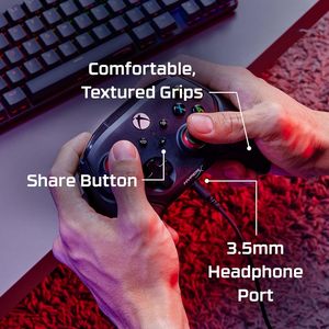 HyperX ตัวควบคุม6L366AA ในแบบคลัทช์สำหรับ Xbox PC ล็อคแบบทริกเกอร์คู่สามารถตั้งโปรแกรมได้ปุ่มหมุนได้มอเตอร์คู่ตัวควบคุมเกม - Product Image 6