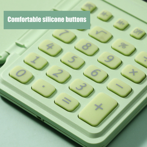 Pequeña Calculadora de escritorio digital de 8 dígitos, Linda mini calculadora científica inteligente portátil para estudiantes de secundaria - Product Image 4