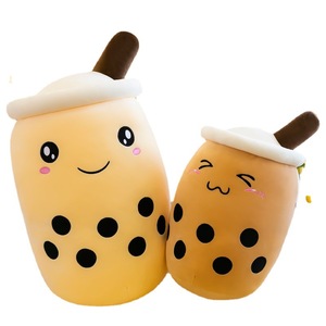 カワイイバブルティーぬいぐるみカワイイぬいぐるみクロードールマシンぬいぐるみかわいい食品ミルクティーソフトハグクッションルームデコバースデーギフト