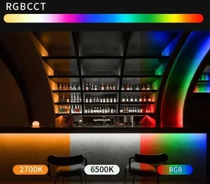 มาใหม่15มม. DC24V 840 led/m 5 in 1 RGB + CT WS2805 IC 14พิกเซลส์/เมตร LED พิกเซลไฟ IP30 - Product Image 6