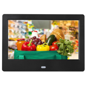 Pequeño marco de fotos Digital de 7 pulgadas estante de supermercado de la publicidad de vídeo pantalla/pantalla de vídeo de pantalla - Product Image 1