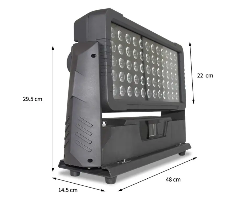 Éclairage extérieur haute puissance 60x10W 15W 18W 4 en 1 5 en 1 6 en 1 RGBW RGBWA RGBWA UV LED couleur ville pour l'éclairage de bâtiment