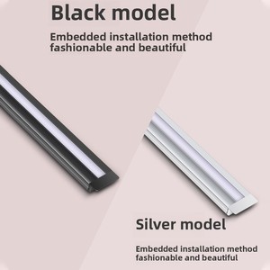 12V gizli LED dolap ışığı dizeleri alçak gerilim gömülü 45 derece açılı sert şerit işık için şarap dolapları gardırop - Product Image 2