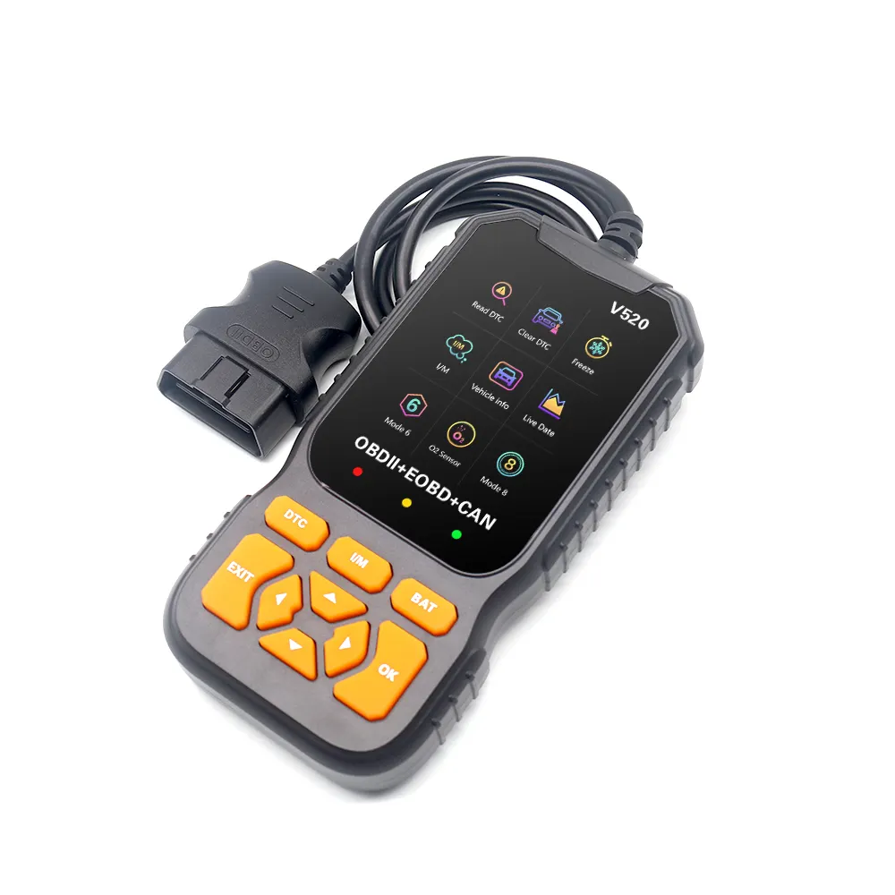 2023 nuovo Best Seller OBD2 strumento diagnostico auto OBD2 EOBD può Scanner V520 lettore di codice auto portatile