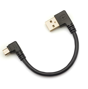 Right Angle <strong>USB</strong> <strong>2.0</strong> a to Micro <strong>USB</strong> Adapter Cable, Gold Plated 28AWG*4C Wire Lead for Charging &amp; Data Syncing