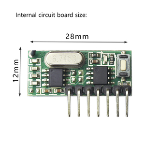 Codice di apprendimento EV1527 decodifica modulo ricevitore remoto 433mhz decodifica modulo ricevitore