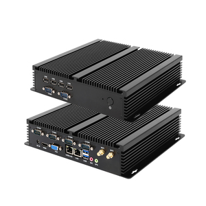 I3คอมพิวเตอร์แบบไม่มีพัดลม i7 i5 6 * USB 2 * กิกะบิต LAN HD VGA 5 * RS232 1 * RS485 Win10 Linux Industrial Mini PC - Product Image 1