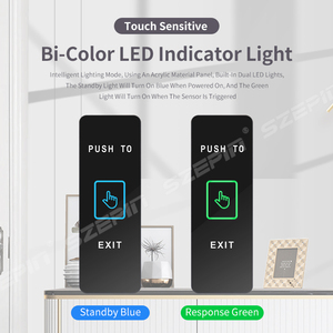 Pulsante di uscita a sfioramento interruttore di rilevamento a distanza interruttore di controllo di accesso senza contatto - Product Image 3