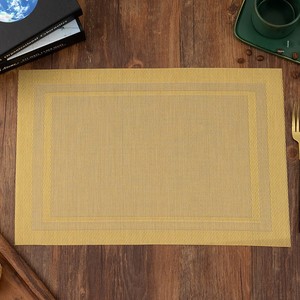 家用西餐厅装饰防水防油方形聚氯乙烯绝缘桌垫西式垫垫 - Product Image 5