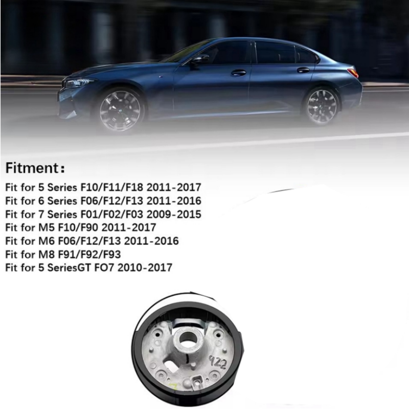 Cuero perforado negro M5